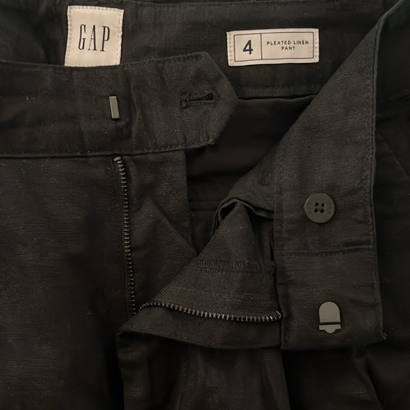 GAP 365 High Rise Linen-Cotton Trousers - Picture 4 of 10
